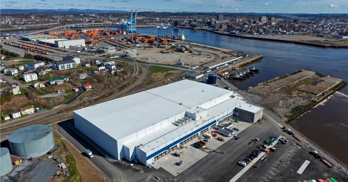 Rail, ocean access backs new Americold cold chain facility at eastern Canada port
