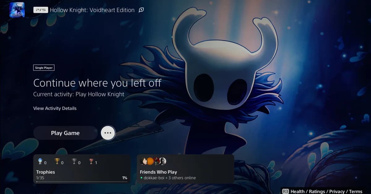 The original Hollow Knight just got an update to fix a glitch with a final boss