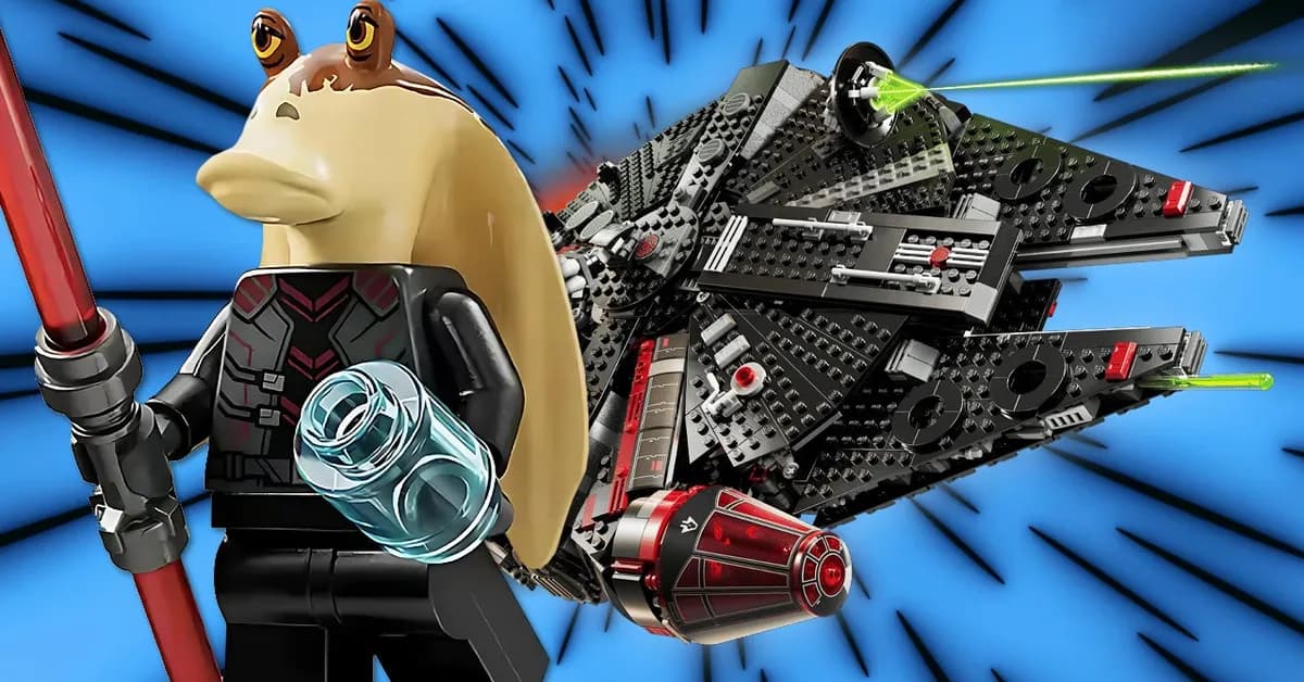 Darth Jar Jar and the LEGO Star Wars Dark Falcon Starship Drop to the Lowest Price of the Year