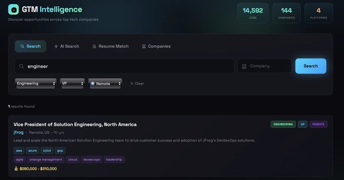 The Job Search Agent: How I'd Add Dedalus to My GTM Job Intelligence Platform