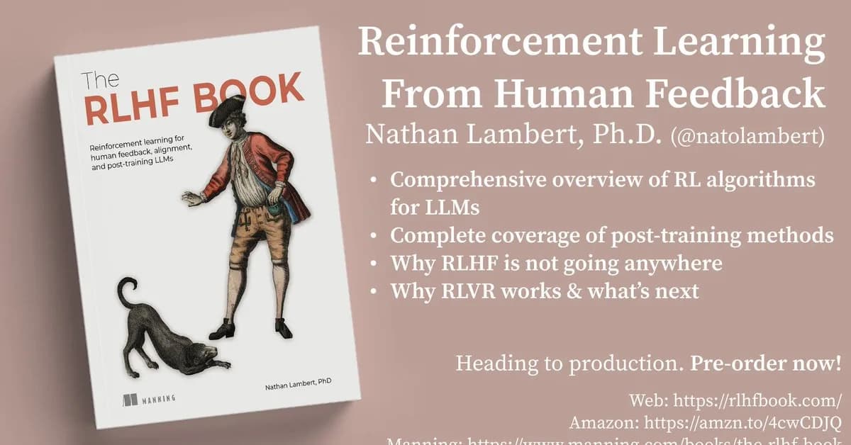 What I've been building: ATOM Report, post-training course, finishing my book, and ongoing research