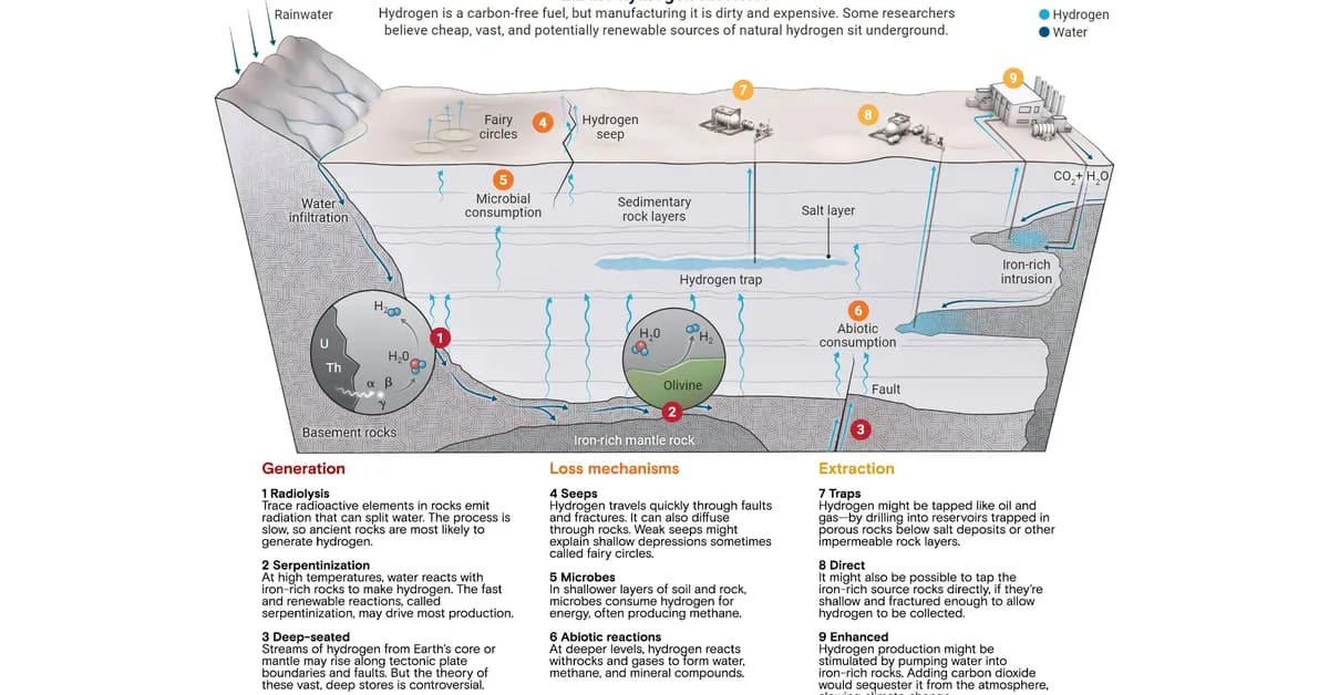 What's geologic hydrogen? What to know about the clean energy source buried under Michigan.