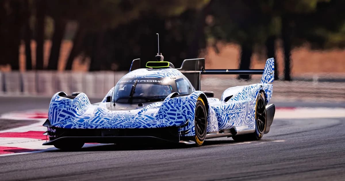 See and Hear Ford's First Le Mans Prototype in 60 Years Finally Hit the Track