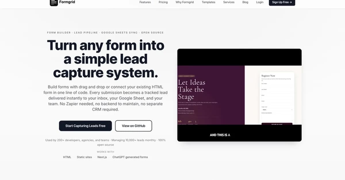 How to Build a $15K Web Design Agency Landing Page With Next.js and Formgrid