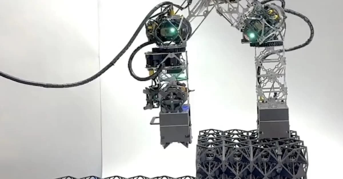 Could Your Next House be Built from Giant Lego By an Inchworm Robot?