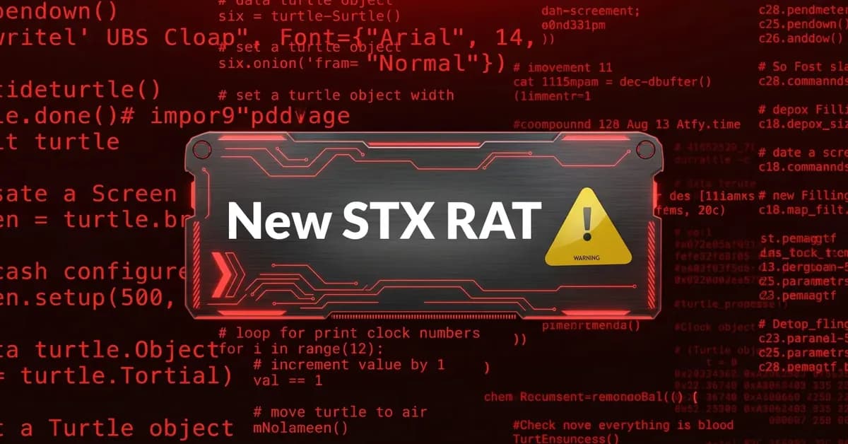 New STX RAT Uses Hidden Remote Desktop and Infostealer Features to Evade Detection
