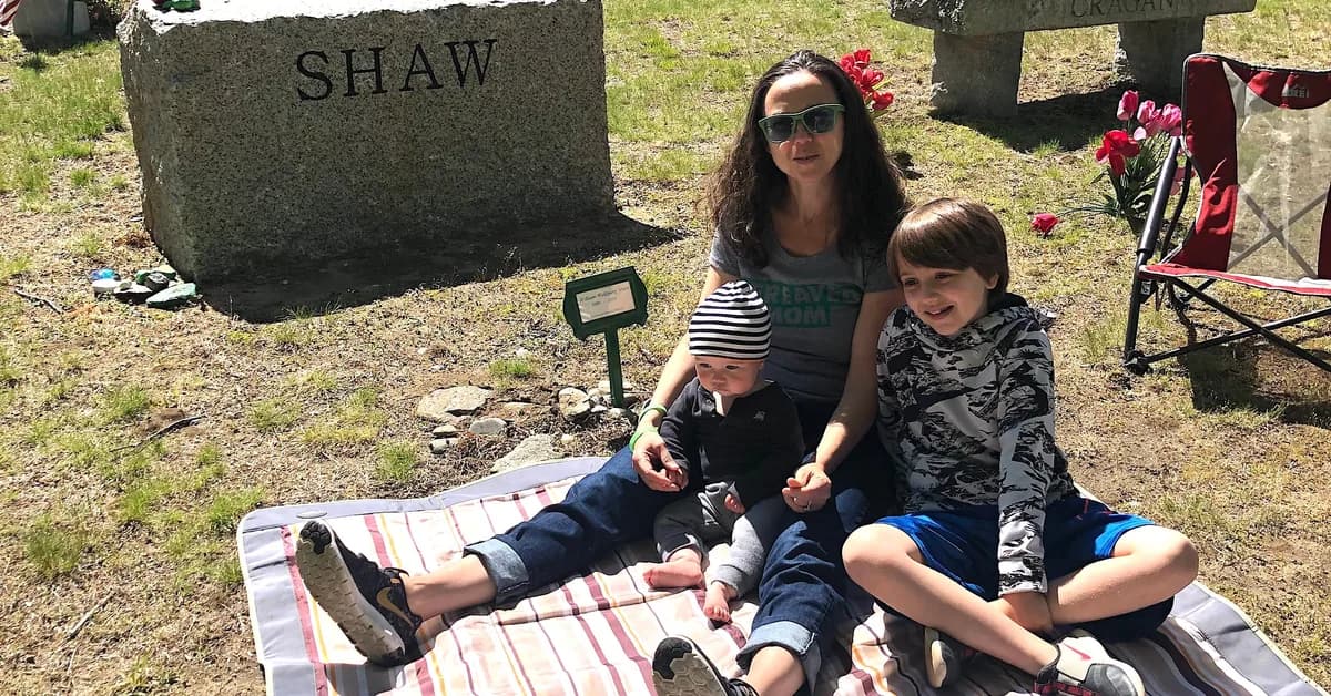 I spend Mother's Day at my son's grave. It's the only place I feel like a whole family.