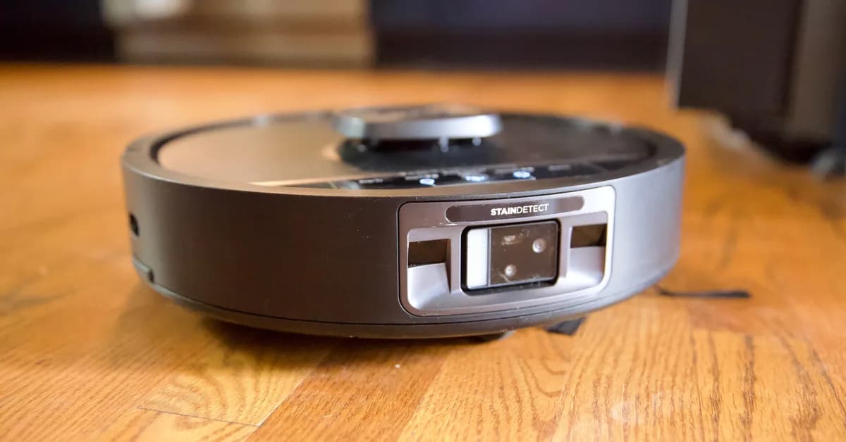Shark's latest robot vacuum hunts stains with UV light