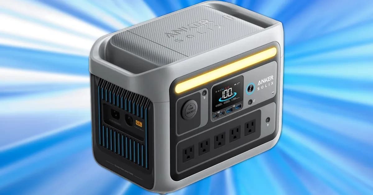 Save 46% Off the Anker SOLIX C800 X 768Wh 1,200W LiFePO4 Power Station