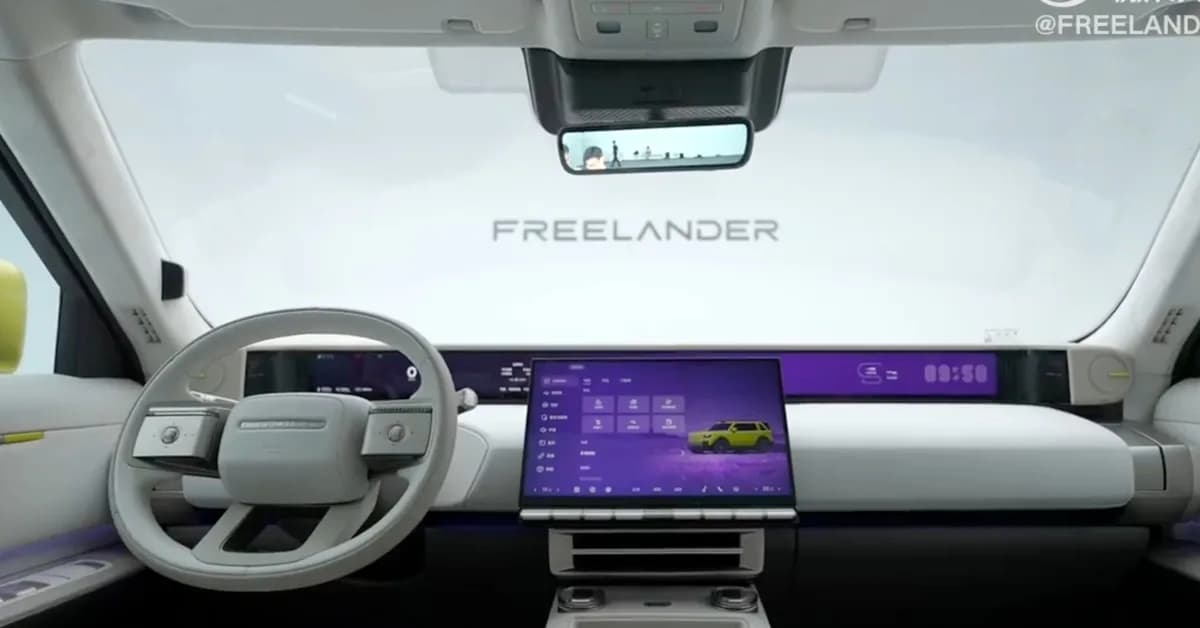 2027 Freelander 8 interior revealed with a focus on luxury