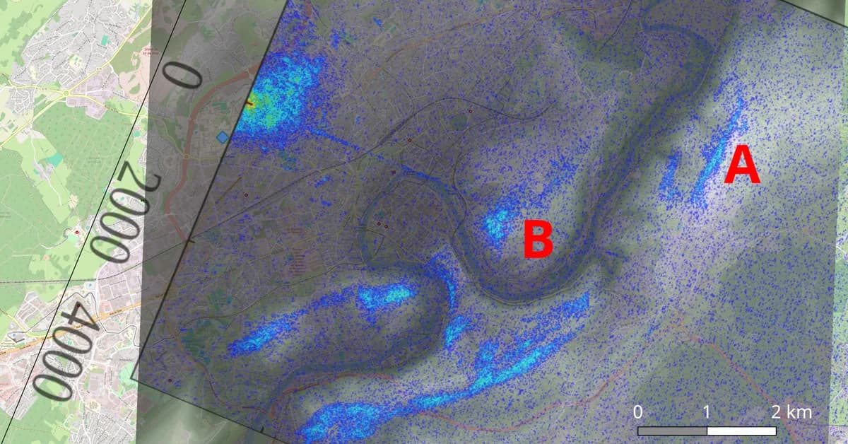 Using a Scientific Satellite for Passive Radar