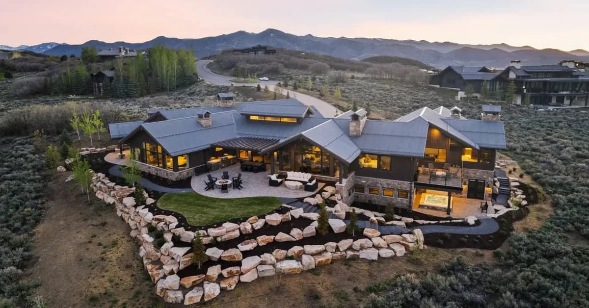 Extraordinary Park City Megamansion That Was Built Into a Hillside Is Listed for Record-Breaking $22.5 Million