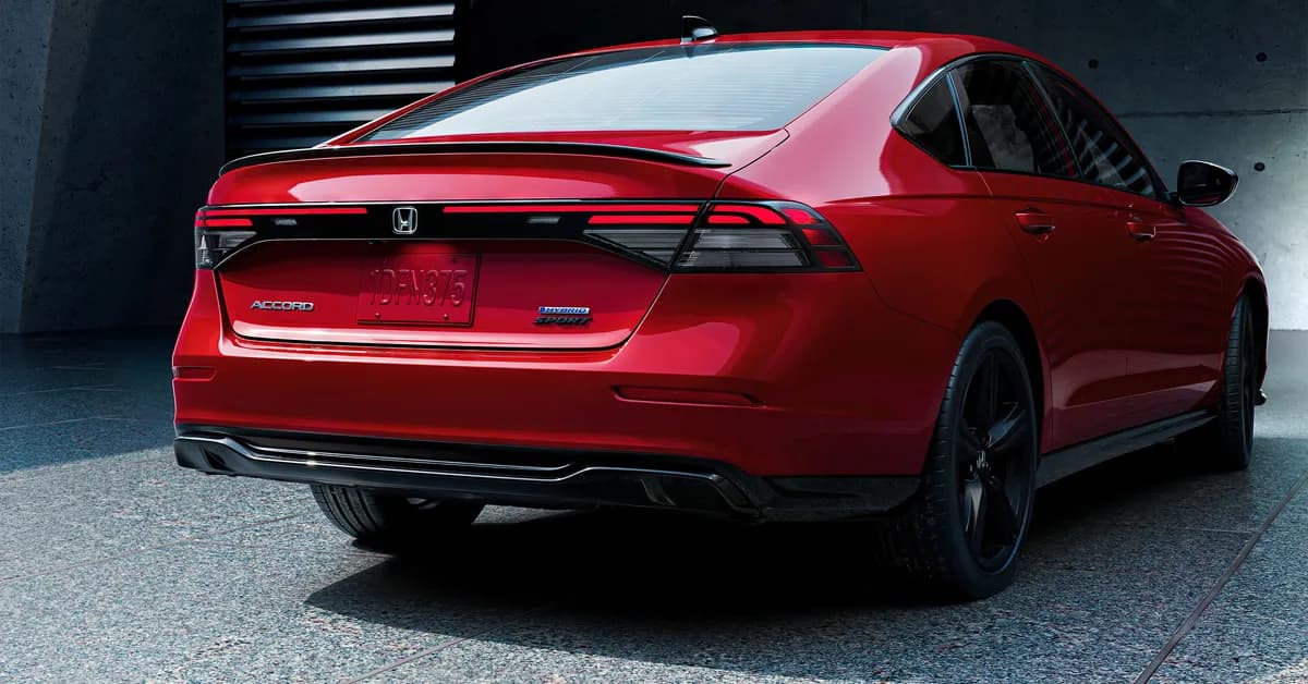 Sedans Are Back as Honda Accord Sales Soar 42% and the Camry Isn't Far Behind