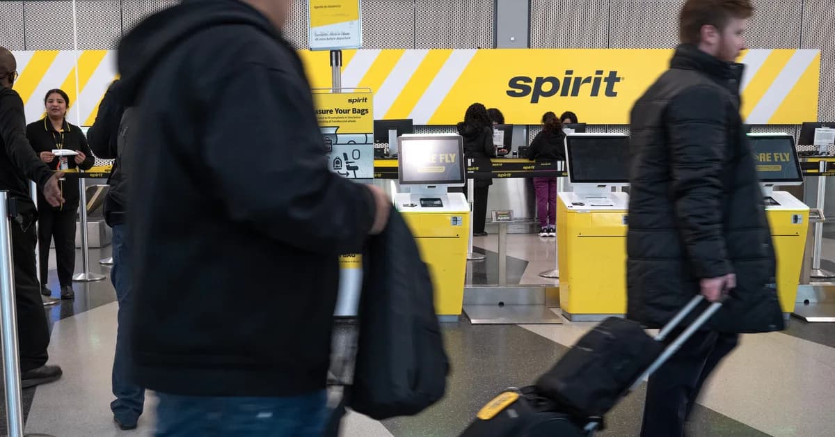 Airfare data shows how ticket prices may jump if Spirit collapses