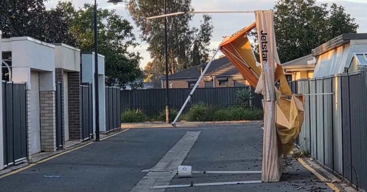 Wrecked gazebo ad mocking litterbugs delivers clear message