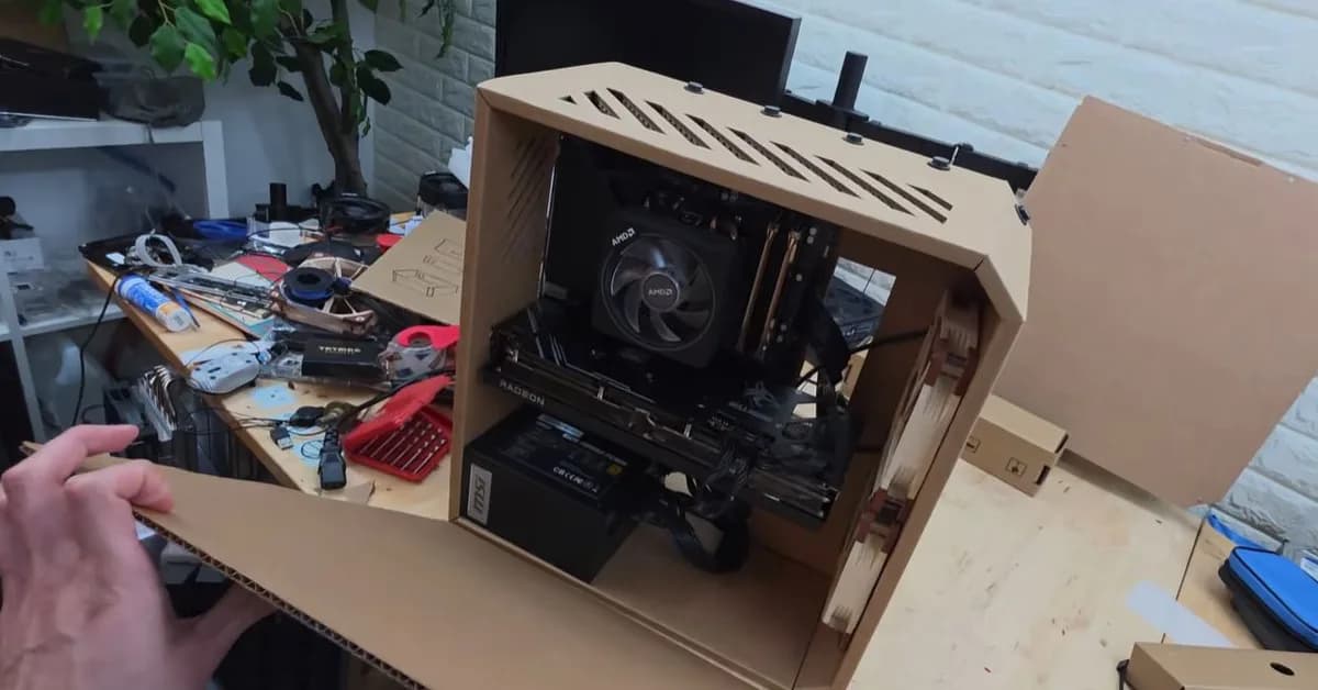 Why Using Cardboard for a PC Case is a Chore
