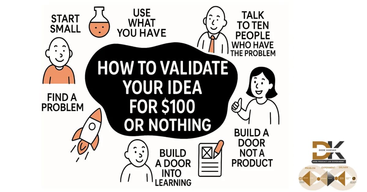 The 30-Day Framework Nobody Told You About: Validate Your Idea and Land Your First 100 Paying Users - Without Ads