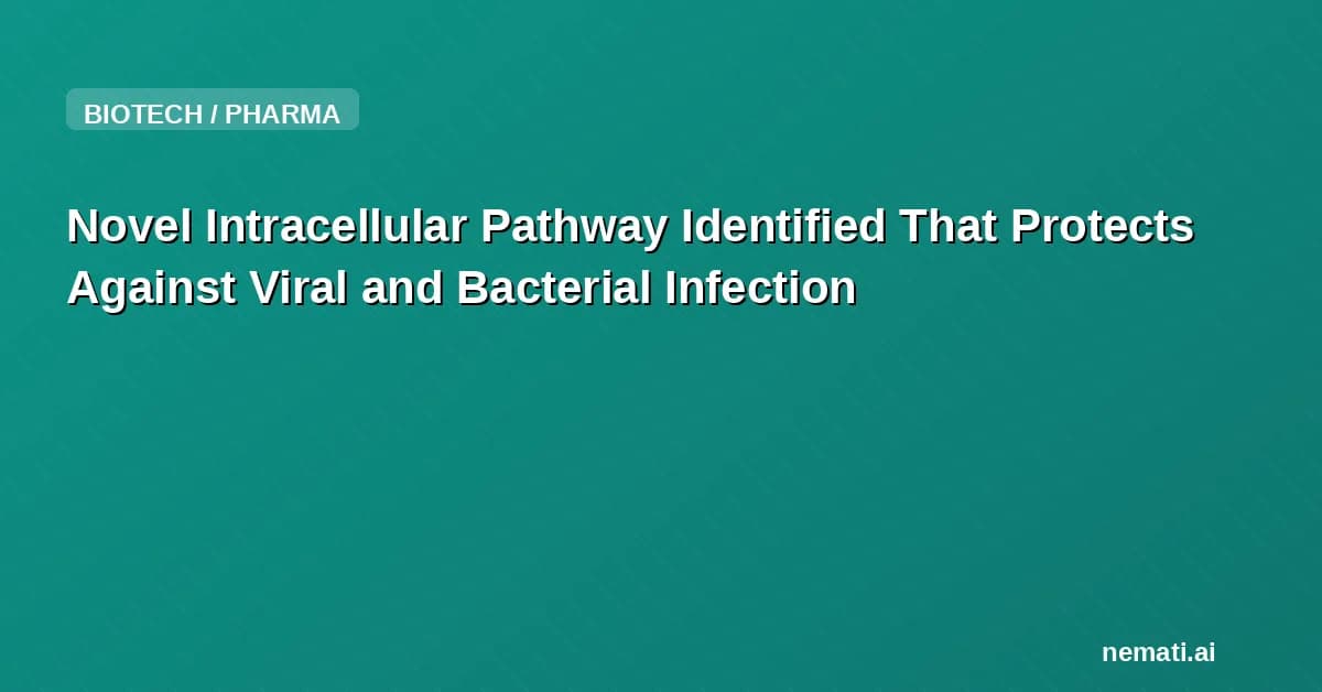 Novel Intracellular Pathway Identified That Protects Against Viral and Bacterial Infection