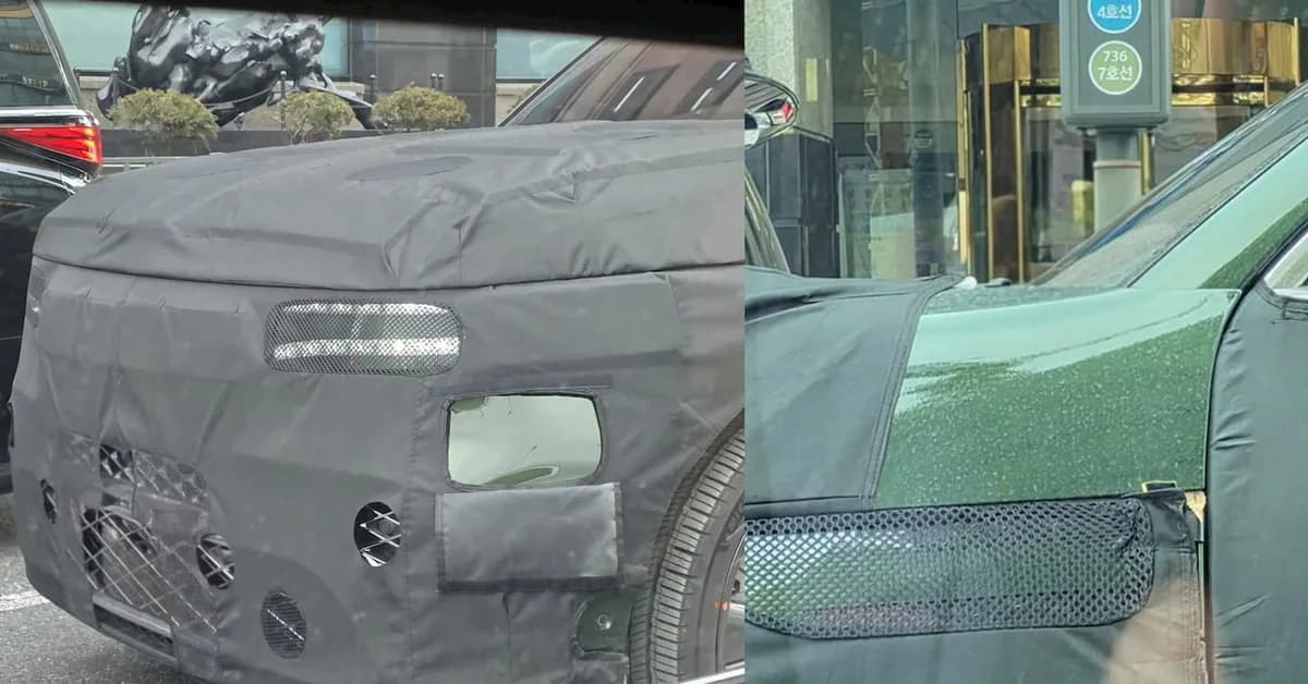 Genesis GV90 gets the royal green treatment in latest appearance [Images]