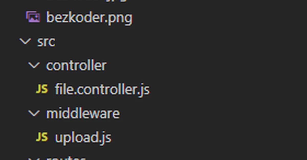 Storing Uploaded Files and Serving Them in Express