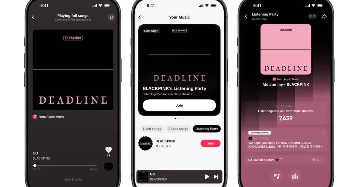 You can soon listen to Apple Music inside of TikTok - and artists get paid for it