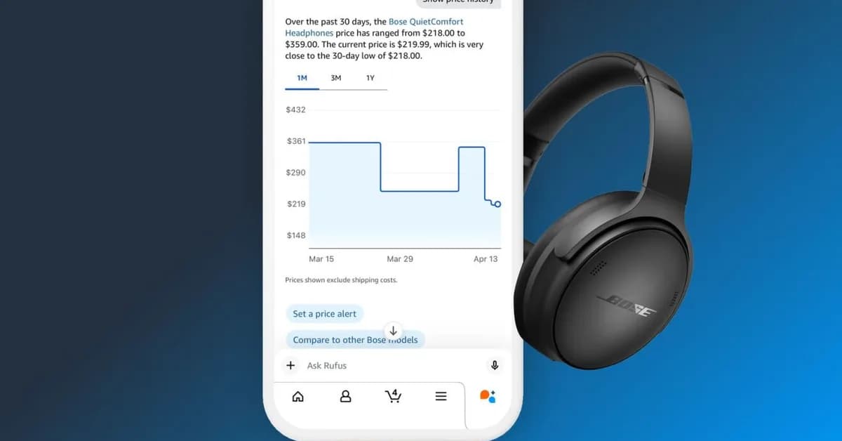 Amazon’s built-in AI price history expands to show the entire last year