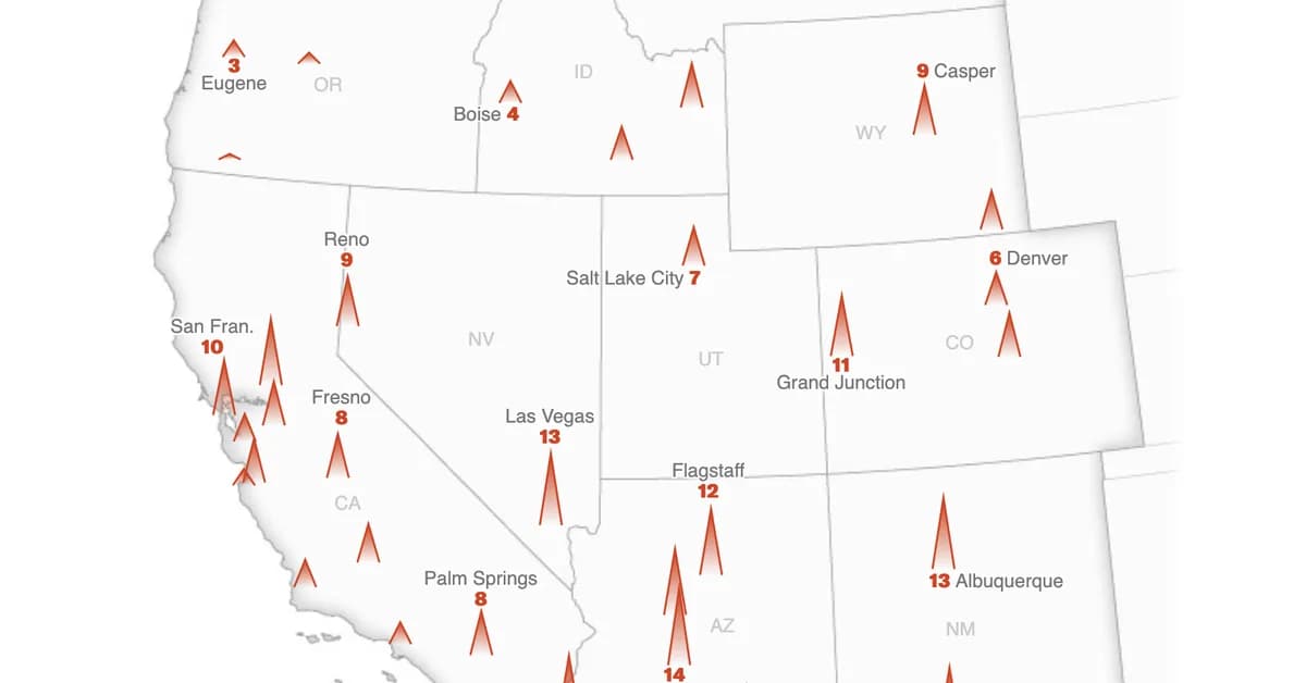 The ramifications of record-shattering heat on the West's ecosystems