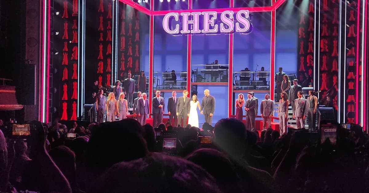 Katerina Papacostas talks about starring in the musical 'Chess' on Broadway