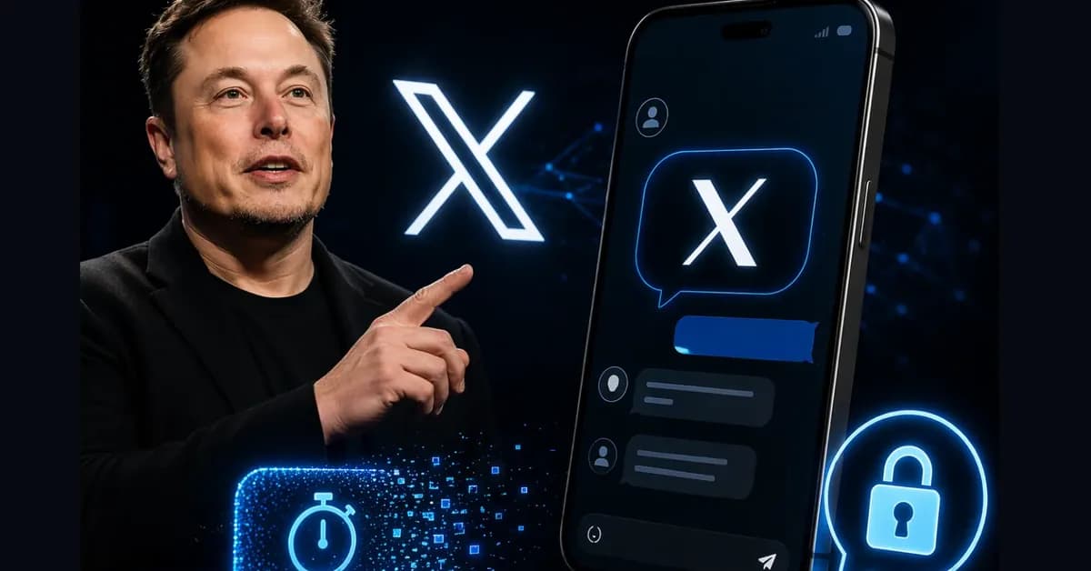 Elon Musk Announces to Launch XChat With Self-Destruct Message Features