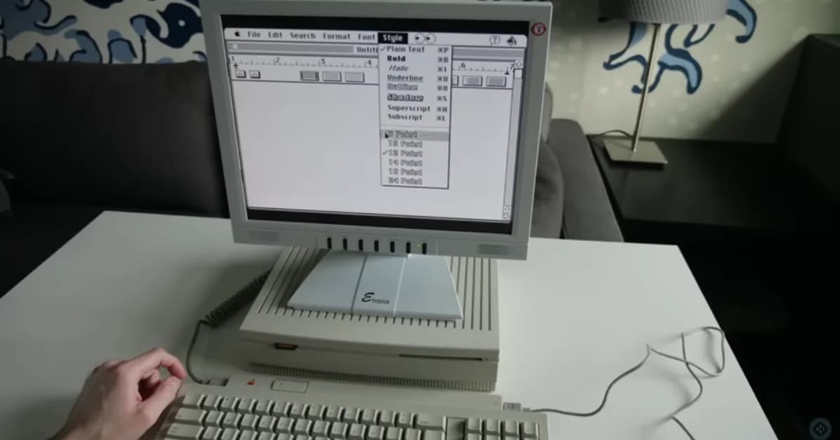 Recreating One of the First Hackintoshes