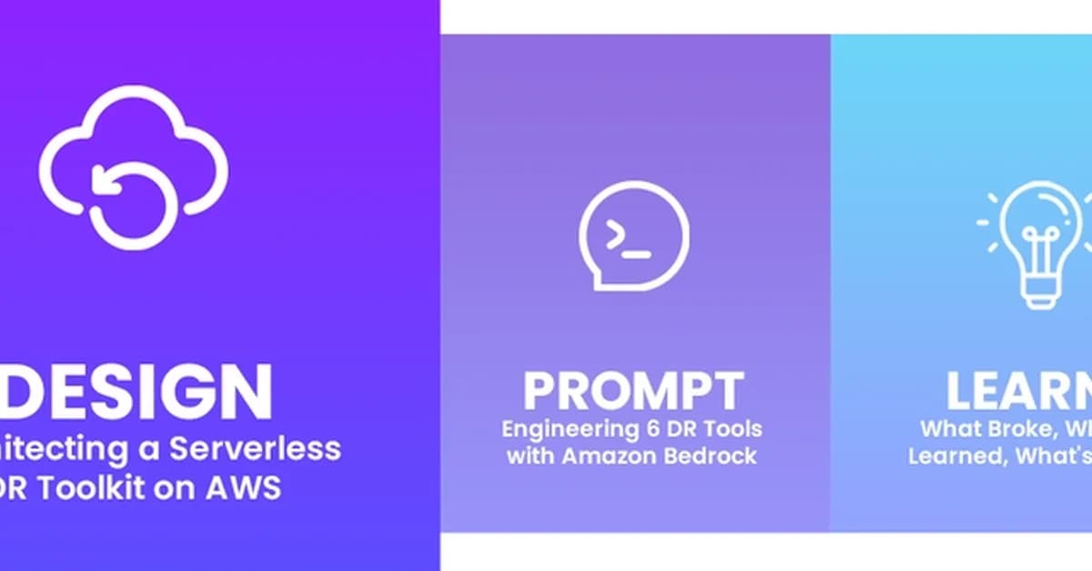 BuildWithAI: Architecting a Serverless DR Toolkit on AWS