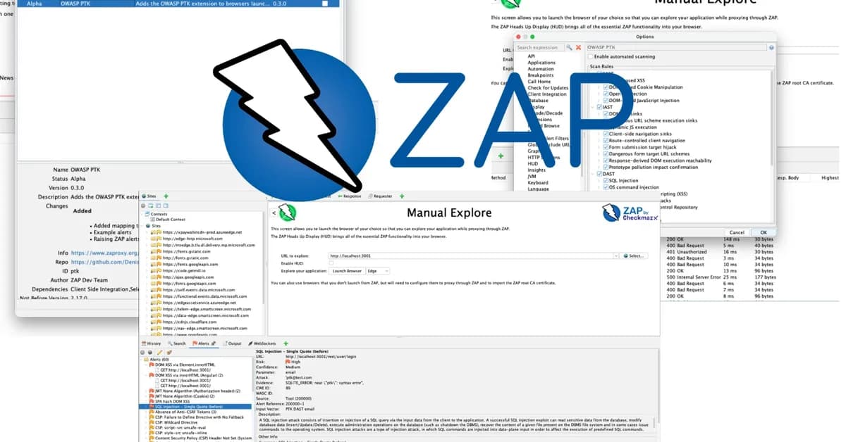 New ZAP PTK Add-On Maps Browser-Based Security Findings as Native Alert Into ZAP