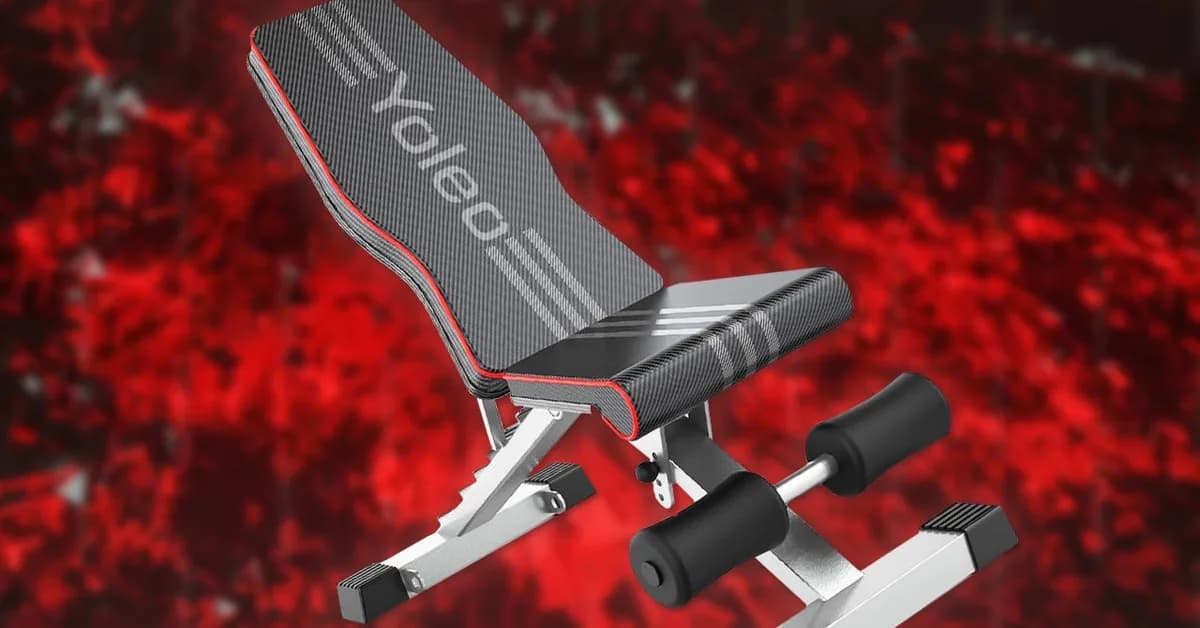 Expand Your Home Gym With This Budget-Friendly Yoleo Weight Bench for Just $55 Shipped