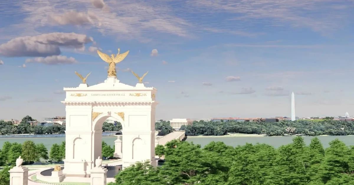 Plans for Trump's 250-Foot Arch Are Released by White House Officials