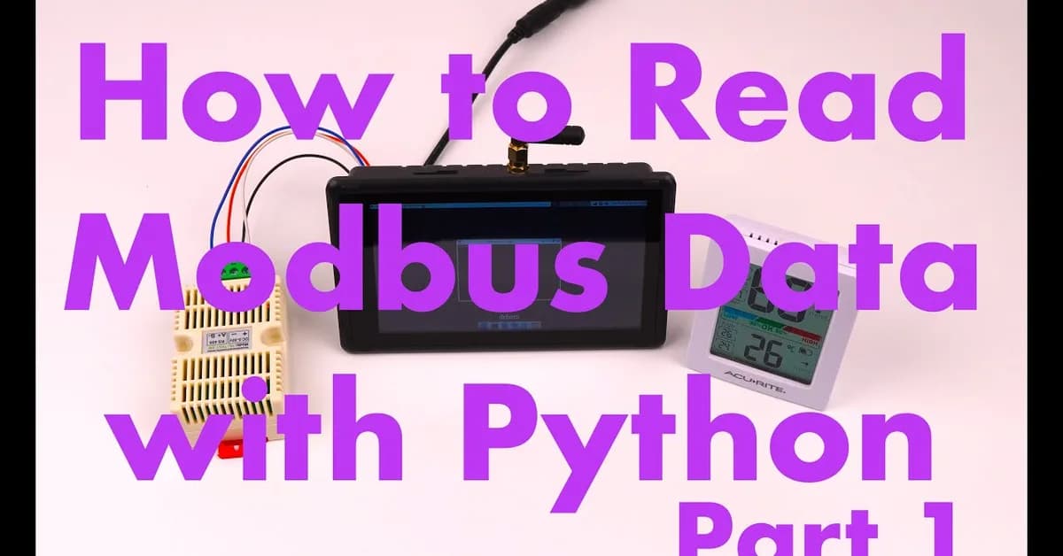 Reading Modbus RTU Data with Python