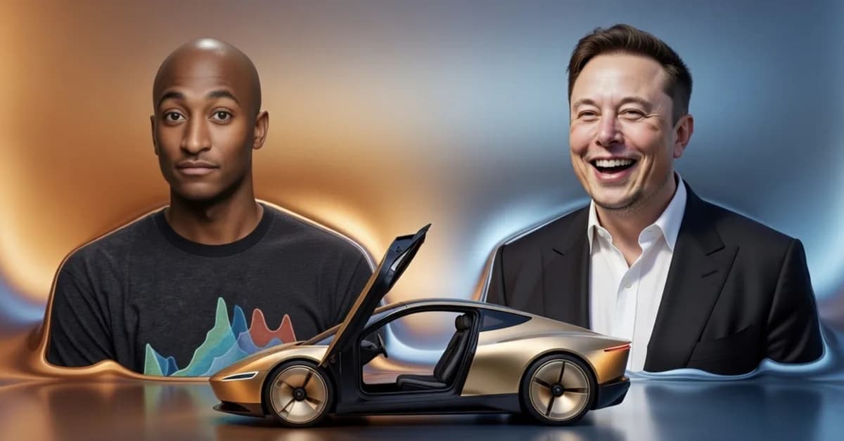 Tesla fans think this reviewer will have to shave his hair due to Musk's $30,000 Cybercab claim