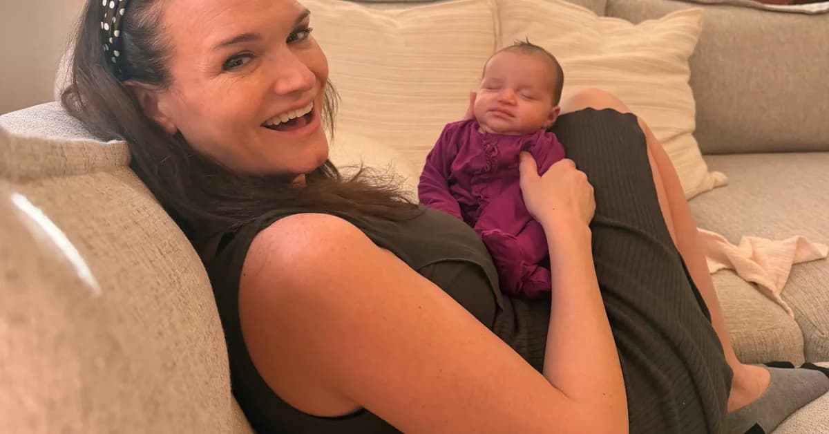 My husband died 10 years ago. I just gave birth to our daughter at 49.