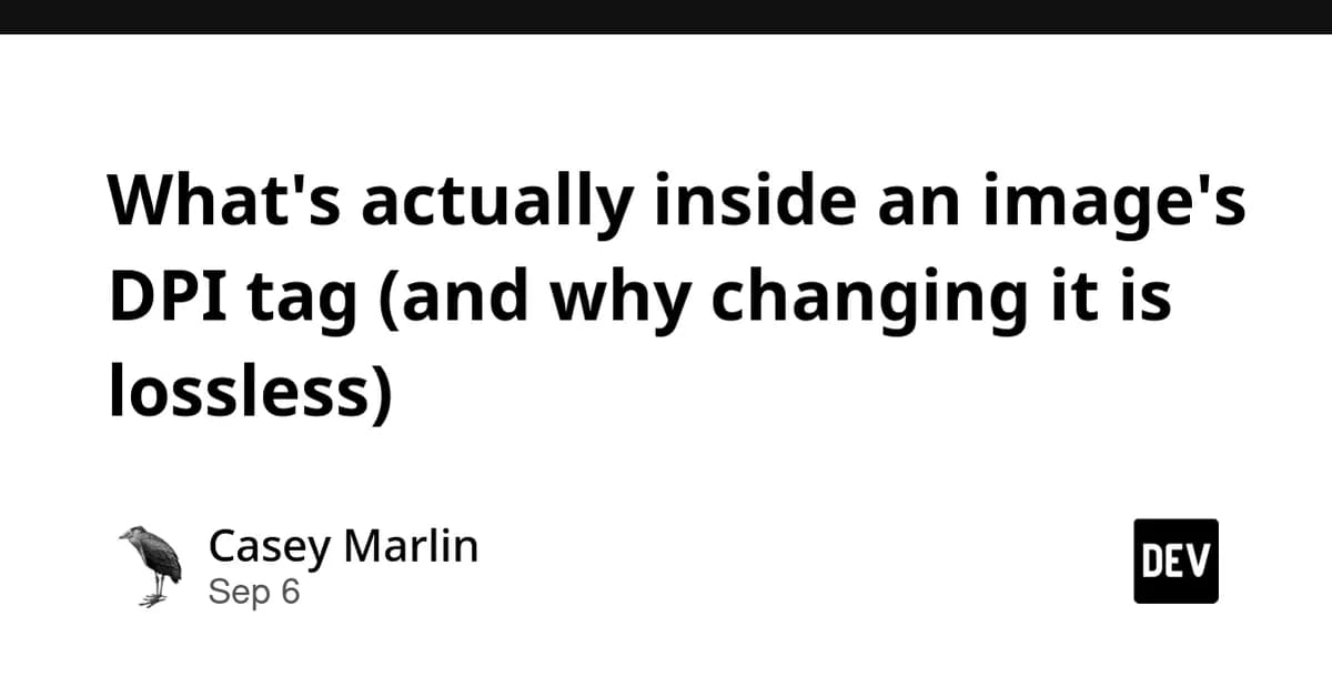 What's actually inside an image's DPI tag (and why changing it is lossless)