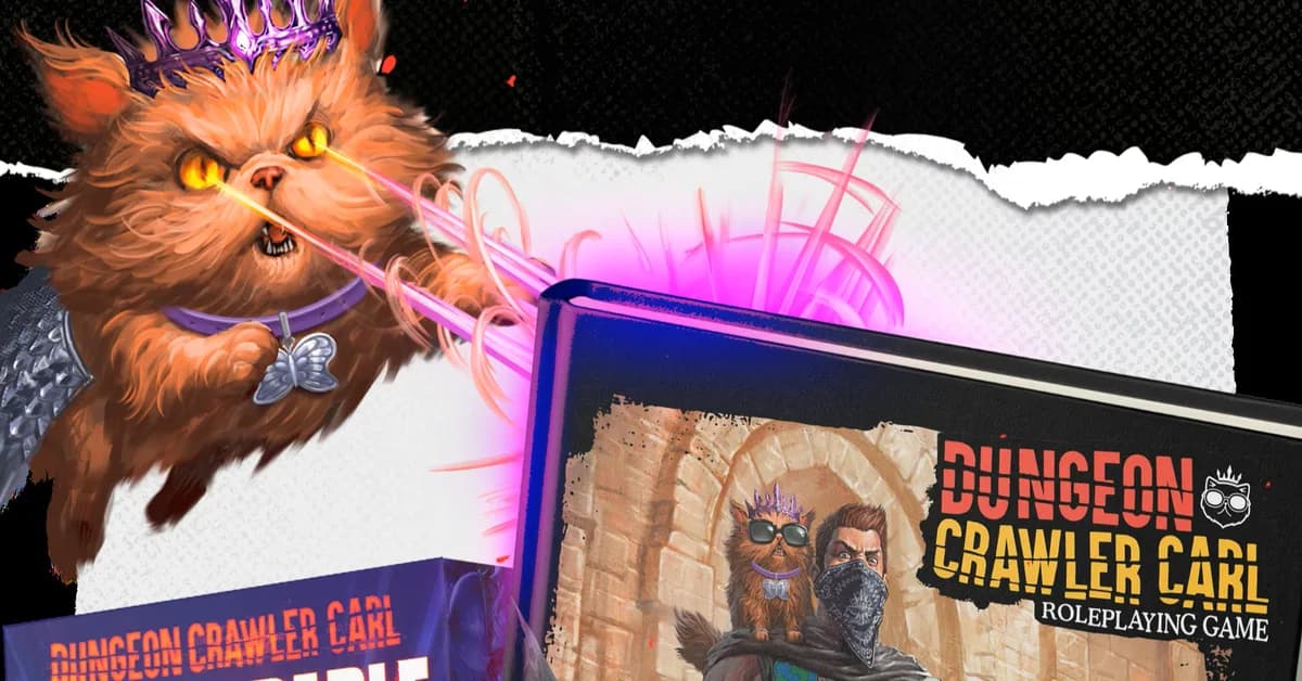 The Dungeon Crawler Carl RPG Core Rulebook and Miniatures Are Up for Preorder at Amazon