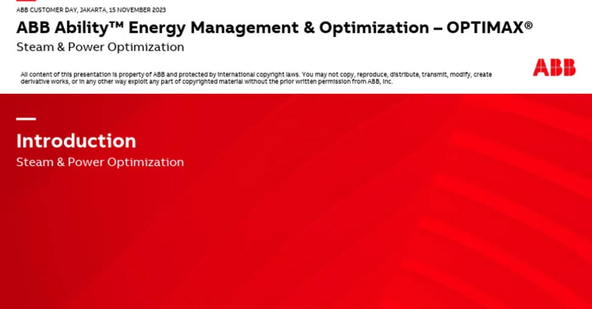 ABB Ability OPTIMAX