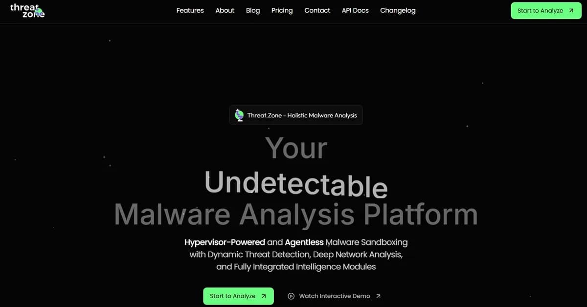 Top 10 Best Interactive Malware Analysis Tools in 2026