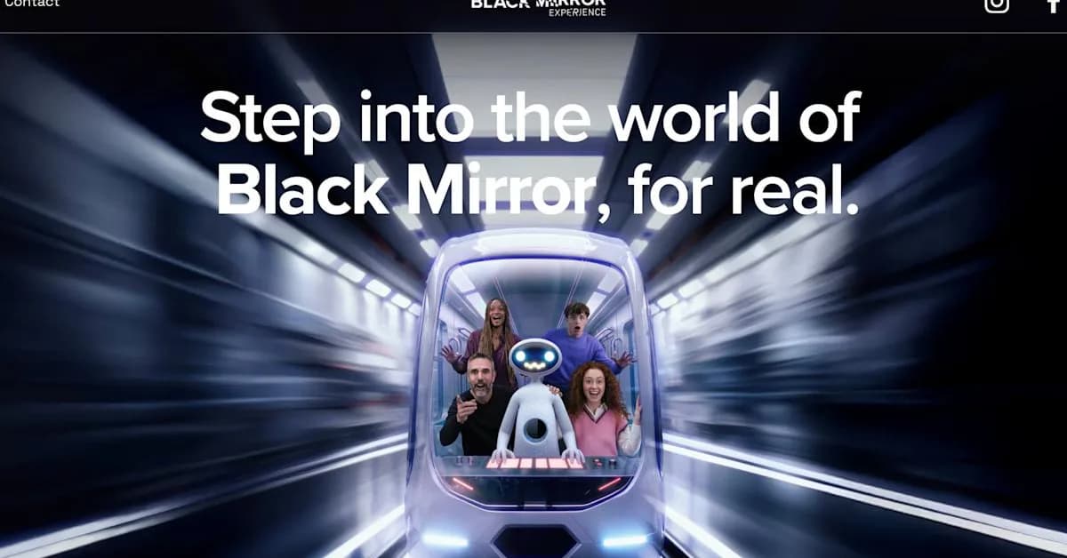 An immersive 'Black Mirror Experience' is launching in Montreal