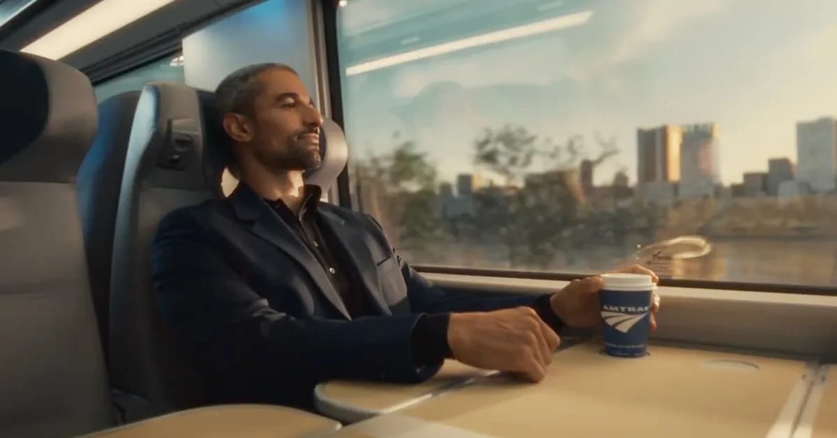 Amtrak is mimicking luxury car ads to convince you to take the train