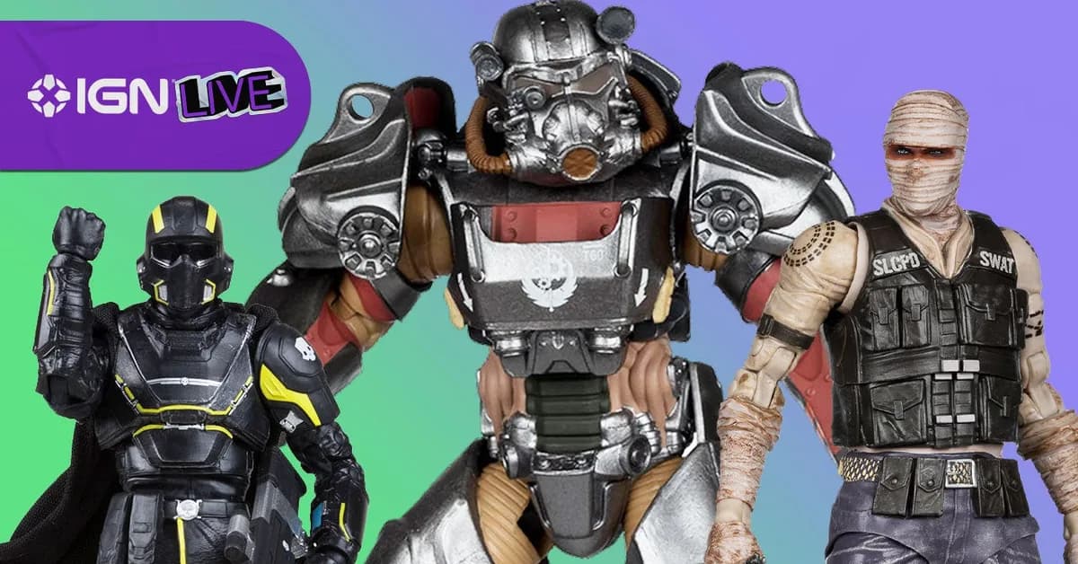 Todd McFarlane Shows Off New Fallout and Helldivers Figures | IGN Live 2026