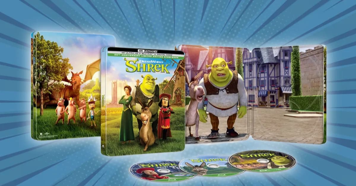 The Original Shrek Movie Is Getting a 4K Steelbook for Its 25th Anniversary