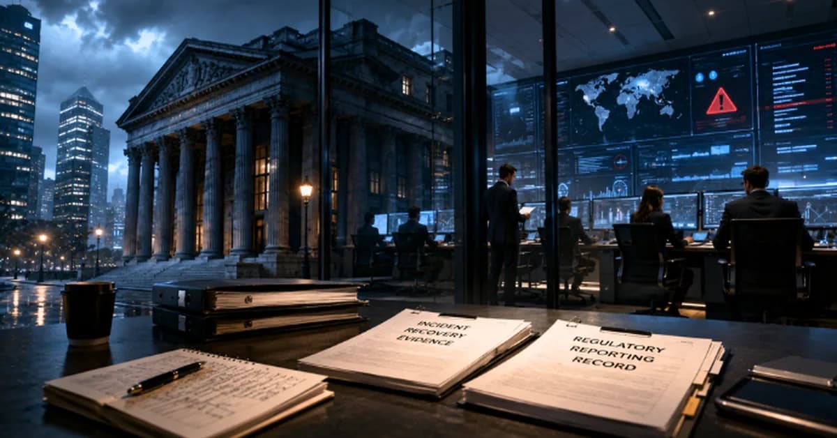 After a bank cyberattack, the real risk is restoring the wrong version of the truth