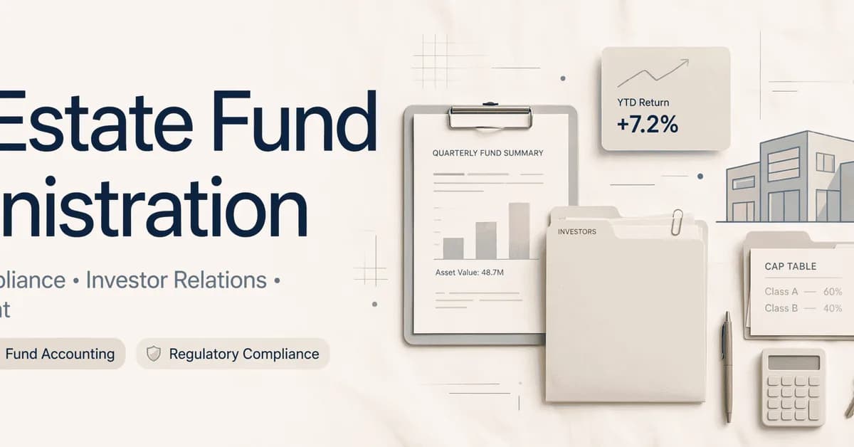 Real Estate Underwriting & Fund Administration: Why They Work Better Together