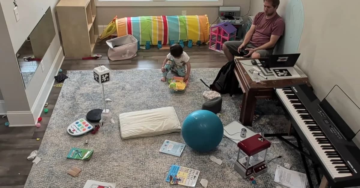 Building a Ceiling-Based Crane Robot to Keep a Room Clean
