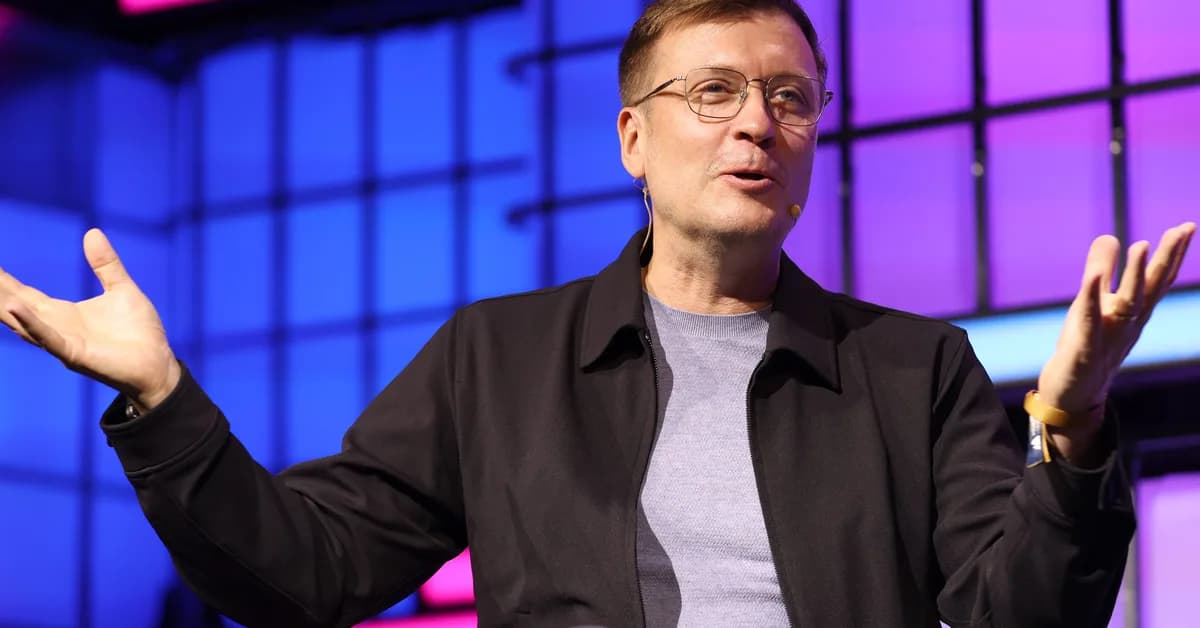 A tech founder is using the classic layoff email template for a whole different purpose